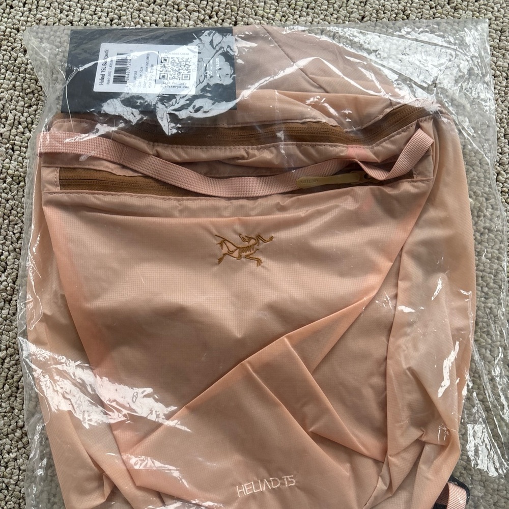 Arcteryx Heliad 15L Backpack Pink or Cream colors, New With Tags